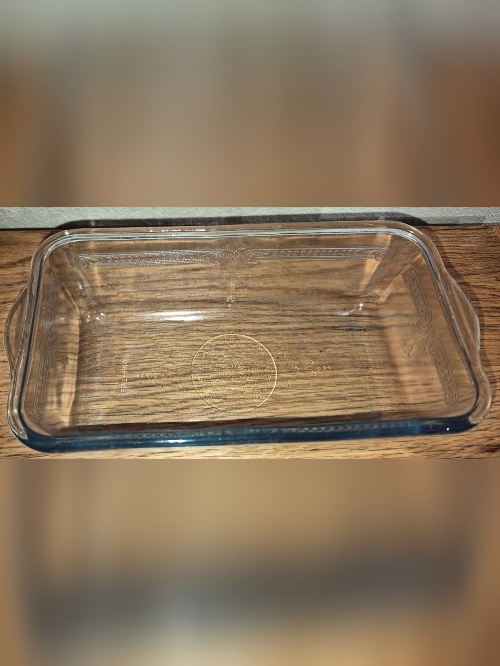 Vintage 1940s Glass FIRE KING Sapphire Blue PHILBE 9 x 5 Loaf Pan - Picture 2 of 4